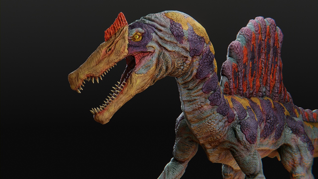 Media 1 for listing Fantasy spinosaurus