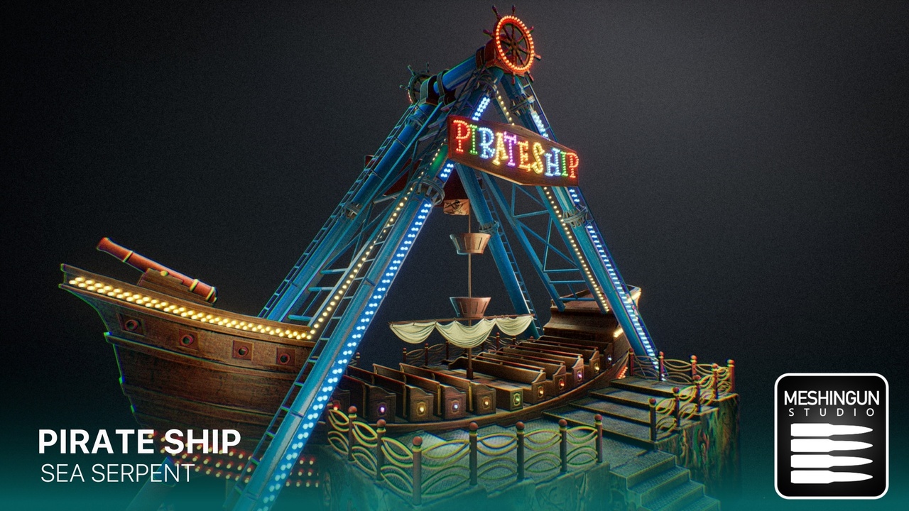 Media 1 for listing Pirate Ship - Theme Park Ride