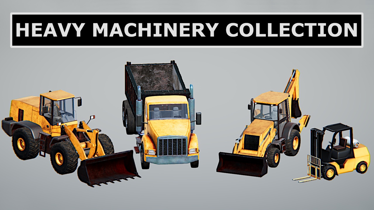 Media 1 for listing Heavy Machinery Ultimate Collection for Unity