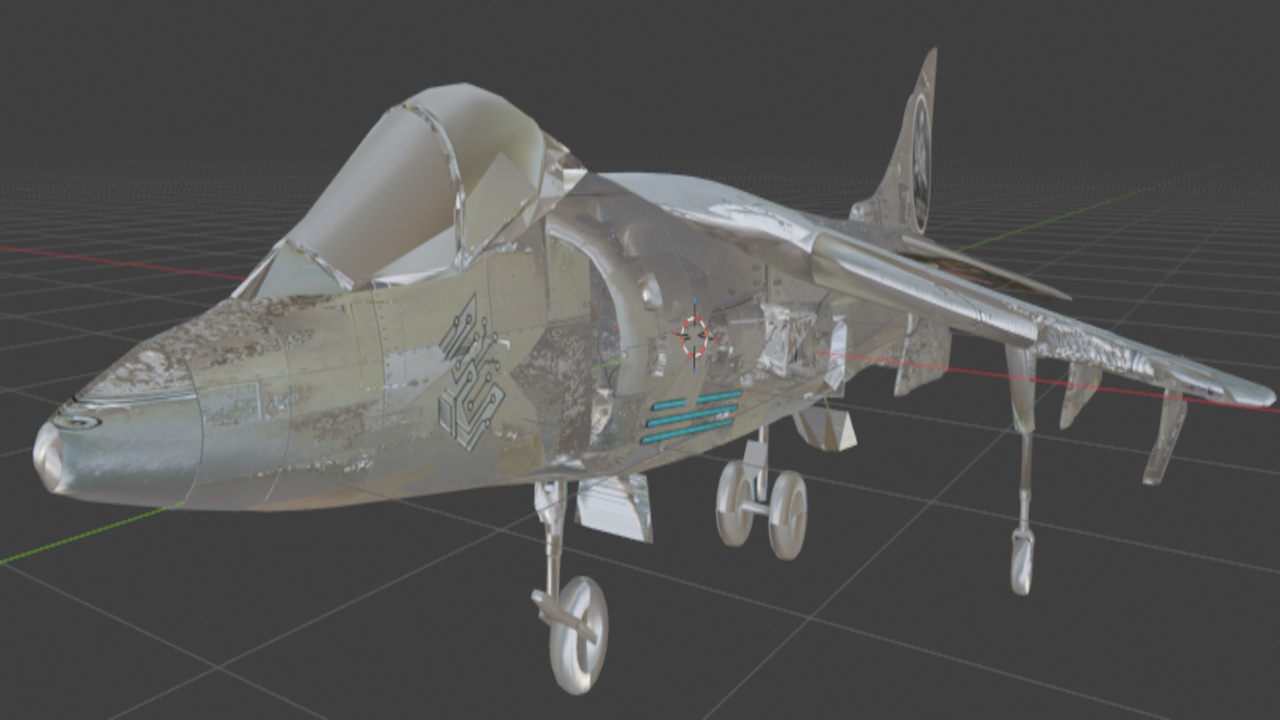 Media 1 for listing Premium Harrier II Jet - Game-Ready 3D Model