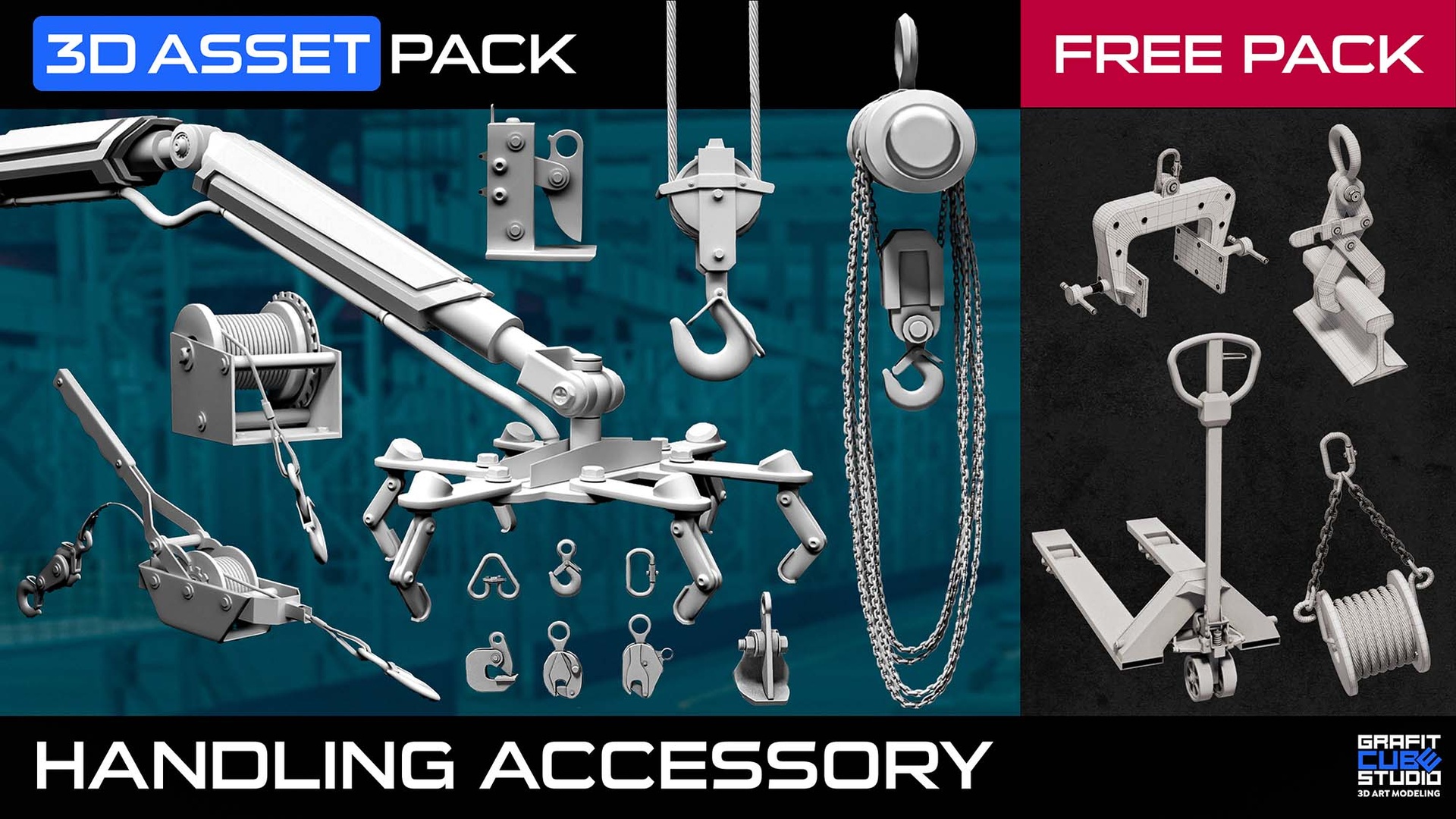 FREE Handling Accessory KITBASH Set ilanı için 1. medya