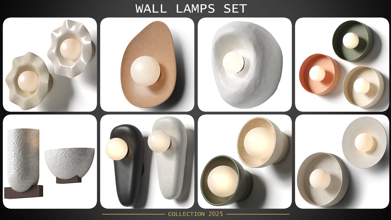Media 1 for listing Wall lamps set - 8 sconces