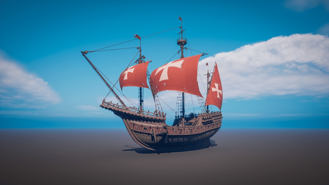 Media 1 for listing Ship Caravel [AgeOfDiscoveryShipsCollection]