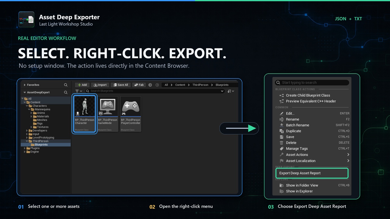 Media 1 for listing Asset Deep Exporter