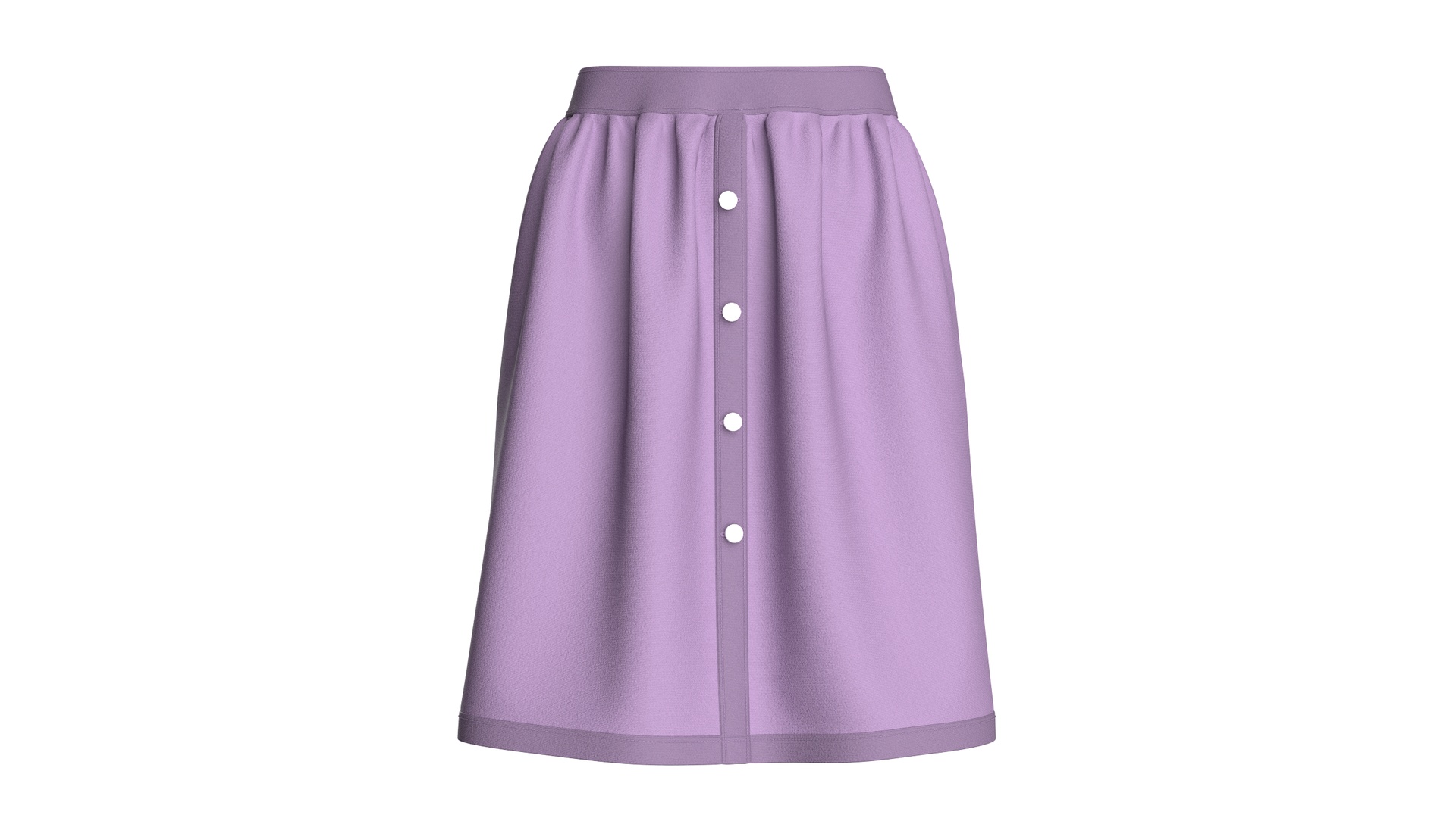 Media 1 for listing Girls Front Button Skirt | High Poly
