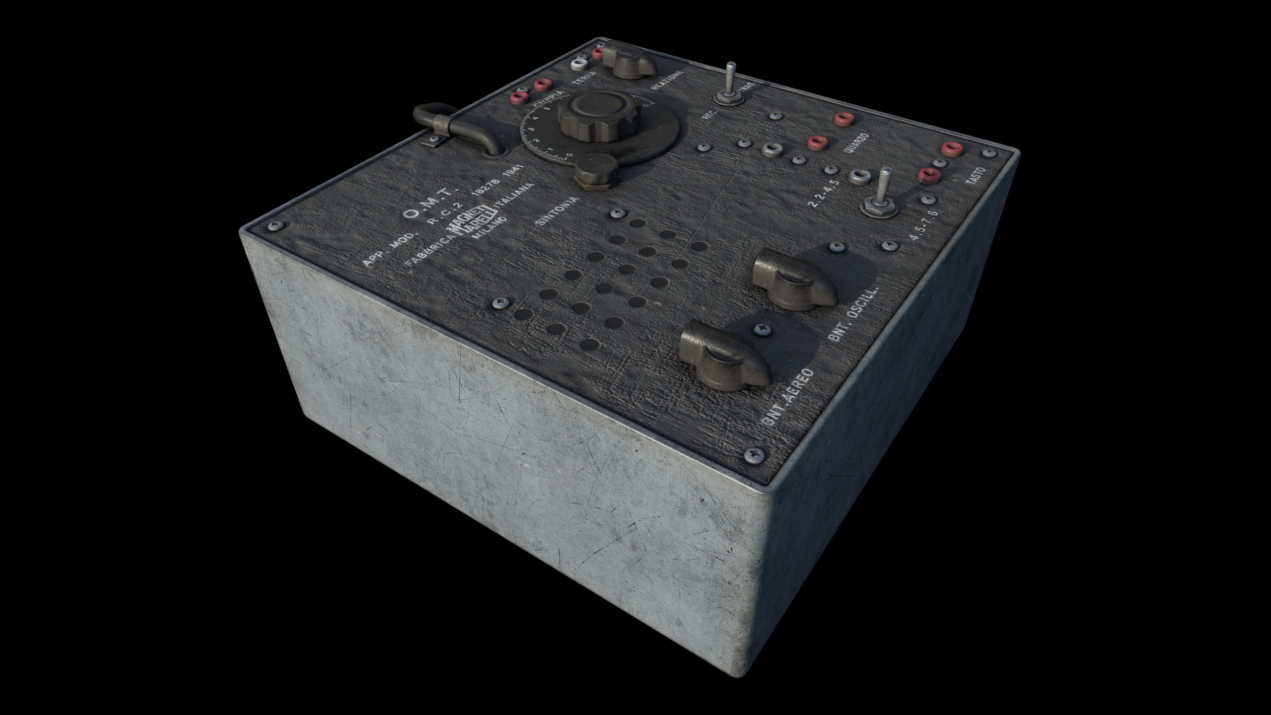 Media 1 for listing RC-2 Military Radio Low-poly 3D model