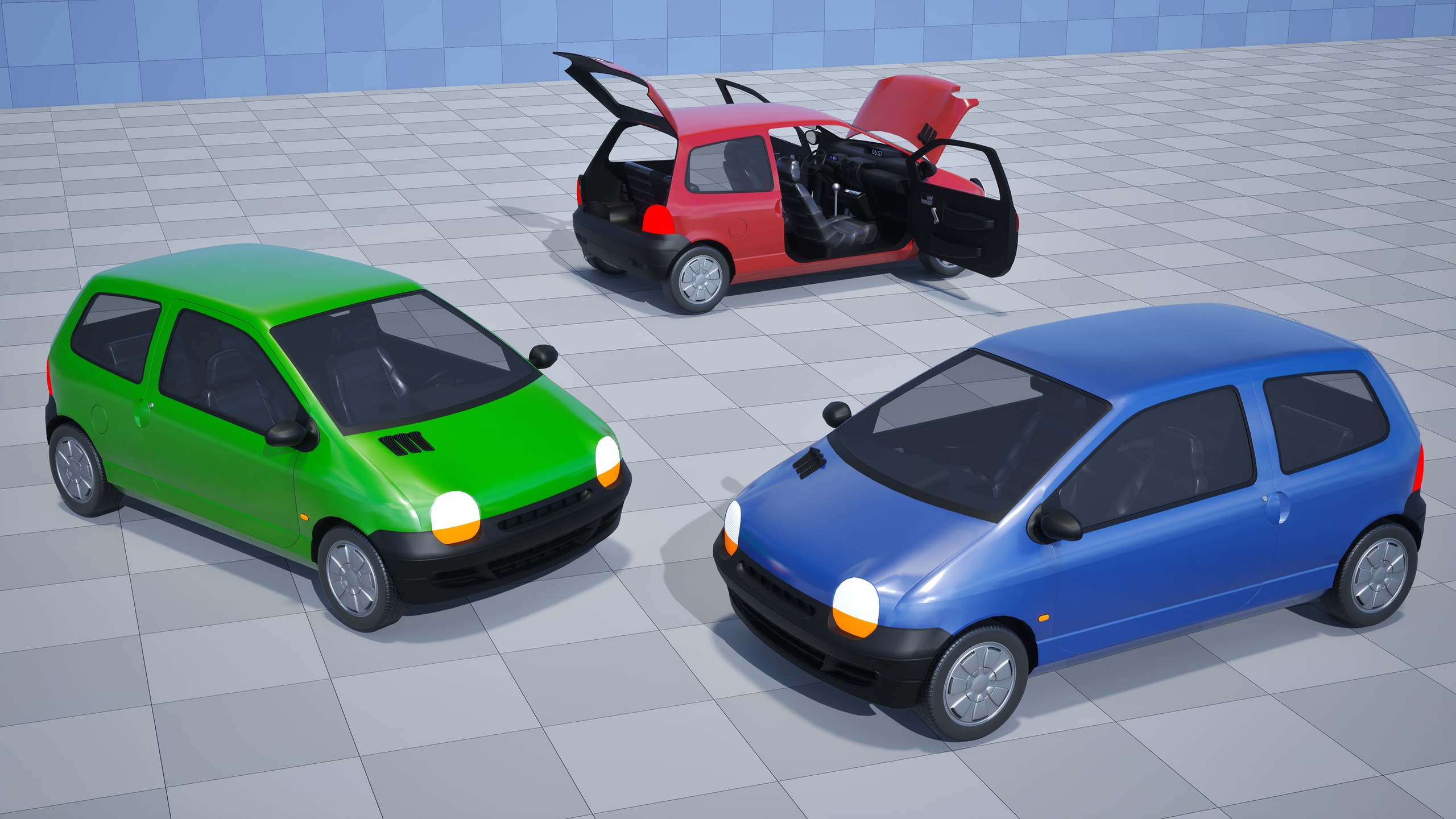 Media 1 for listing Stylized Drivable Vehicles - Compact Car "Zippy"