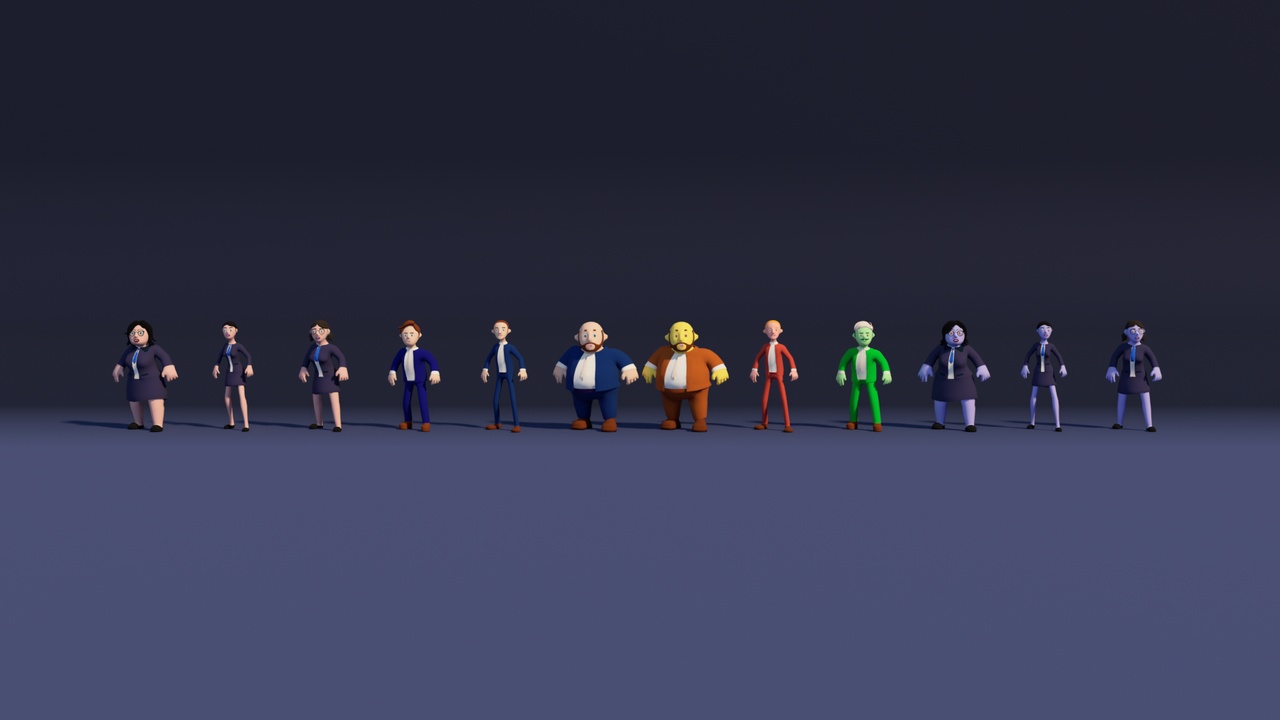 Media 1 for listing Businessmen Pack with Props