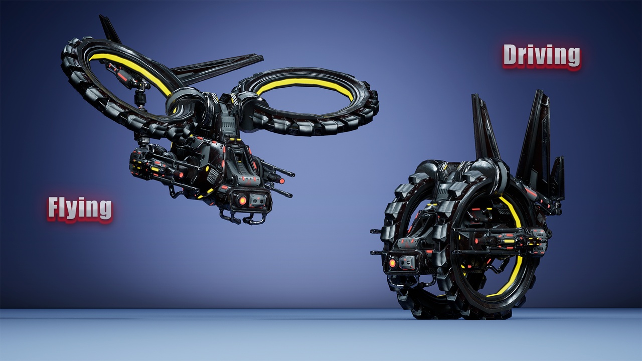 Media 1 for listing Sci-Fi Drone04