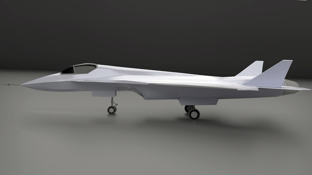 Media 1 for listing Lowpoly military jet prototype