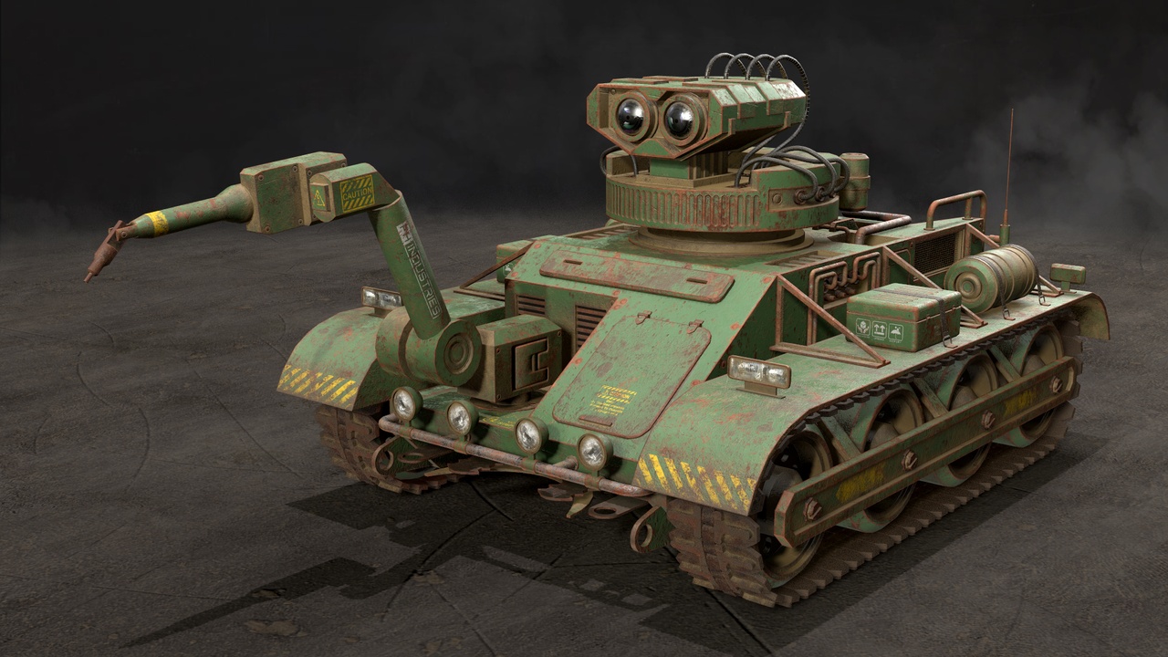 Media 1 for listing Robot Concept-3-Forest-Rusty