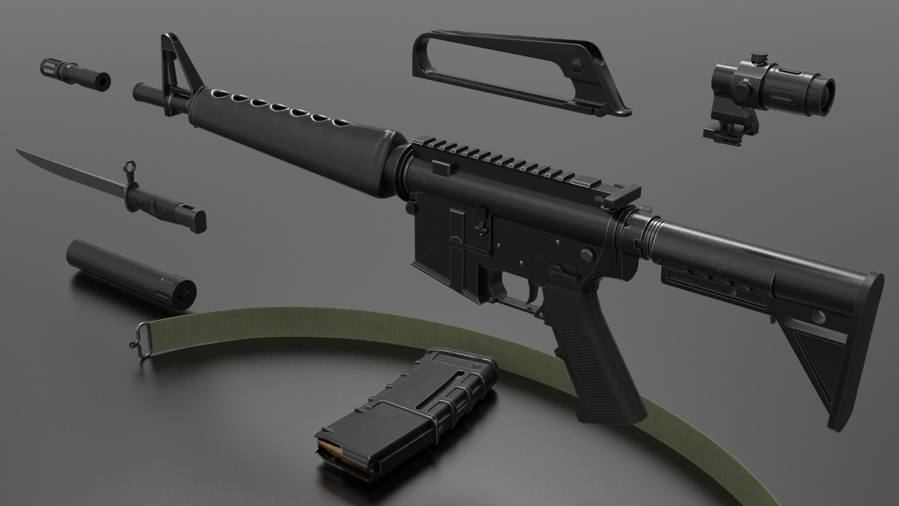 Media 1 for listing m16A1 Weapon (Fps - Tps)