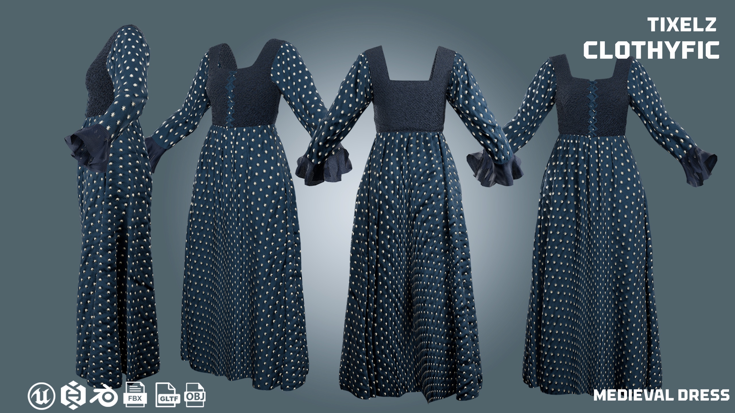 Media 1 for listing dress - clothyfic medieval outfit 35
