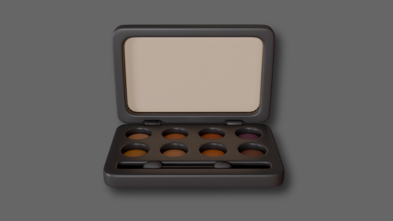 Media 1 for listing Professional Eyeshadow Palette Low Poly Cosmetic Makeup Kit