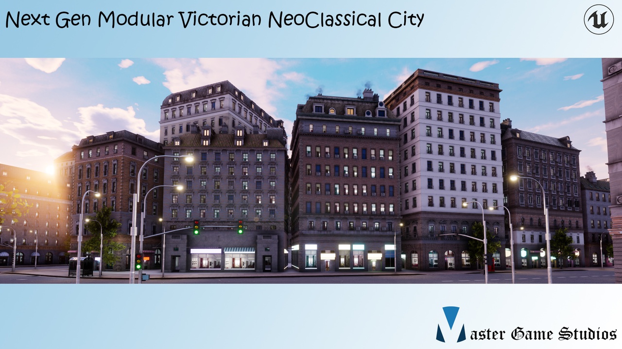 Media 1 for listing Next Gen Modular Victorian Neoclassical City [Bundle - Exterior & Interior]