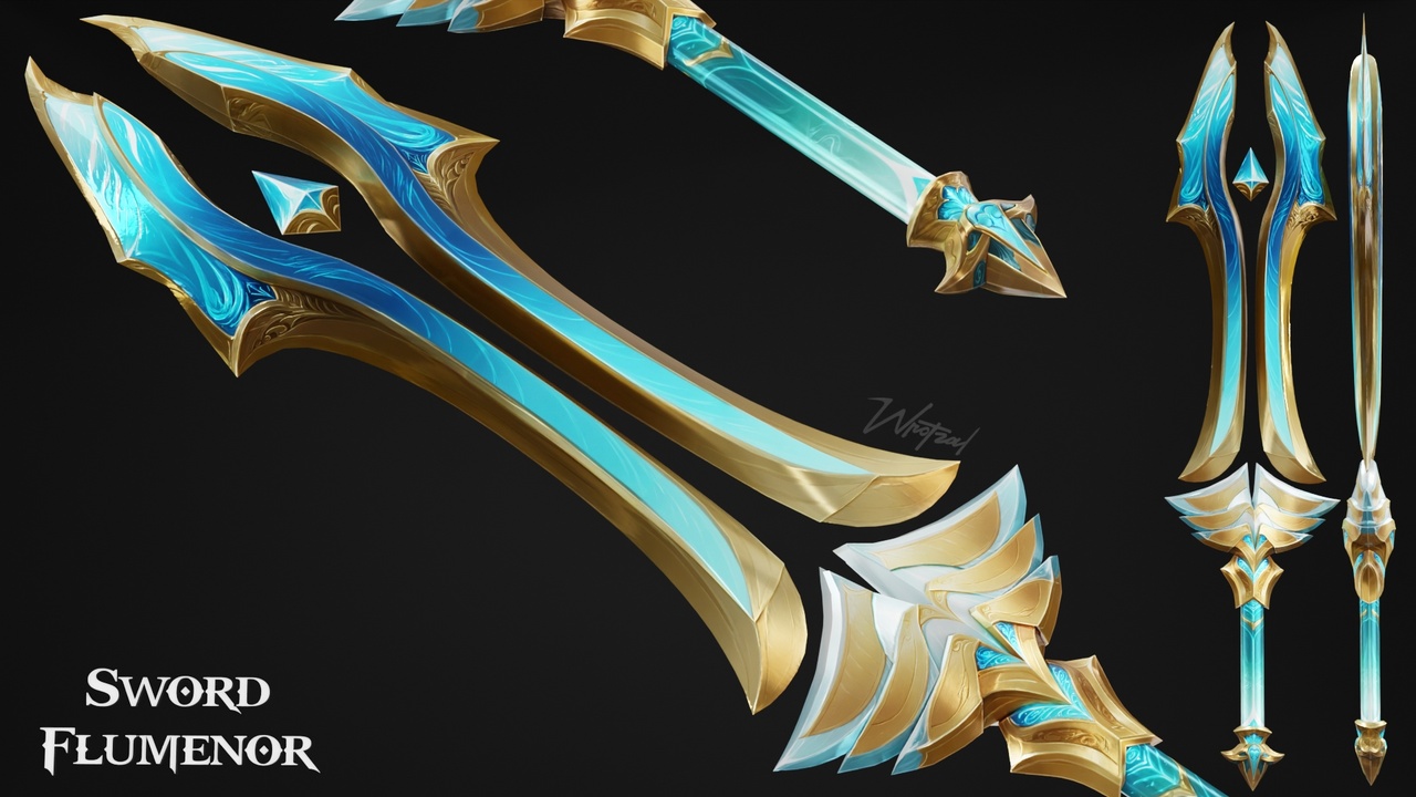 Media 1 for listing Sword Flumenor [Stylized Fantasy]