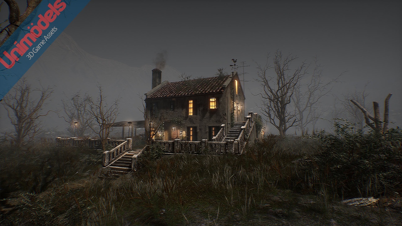 Media 1 for listing Abandoned house + Environment + modular assets