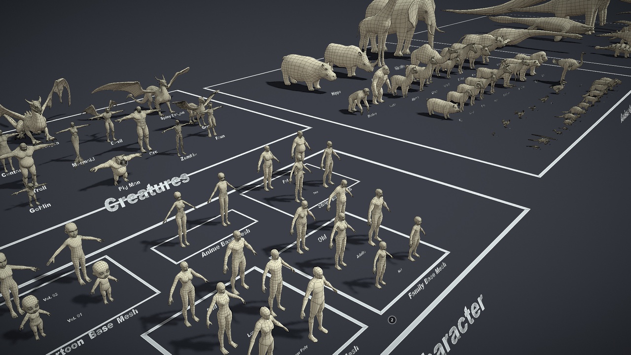 Media 1 for listing Ultimate Base Mesh Collection