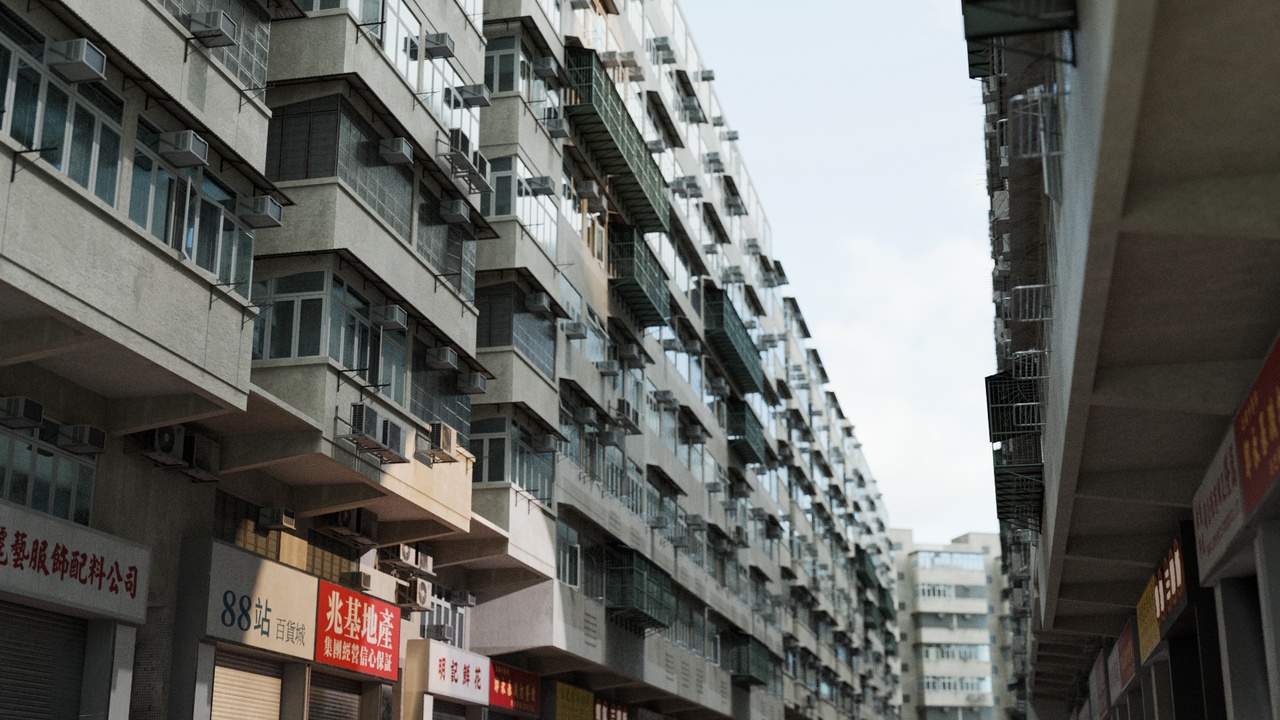 商品 Hong Kong Tenement Buildings Set 的媒体 1