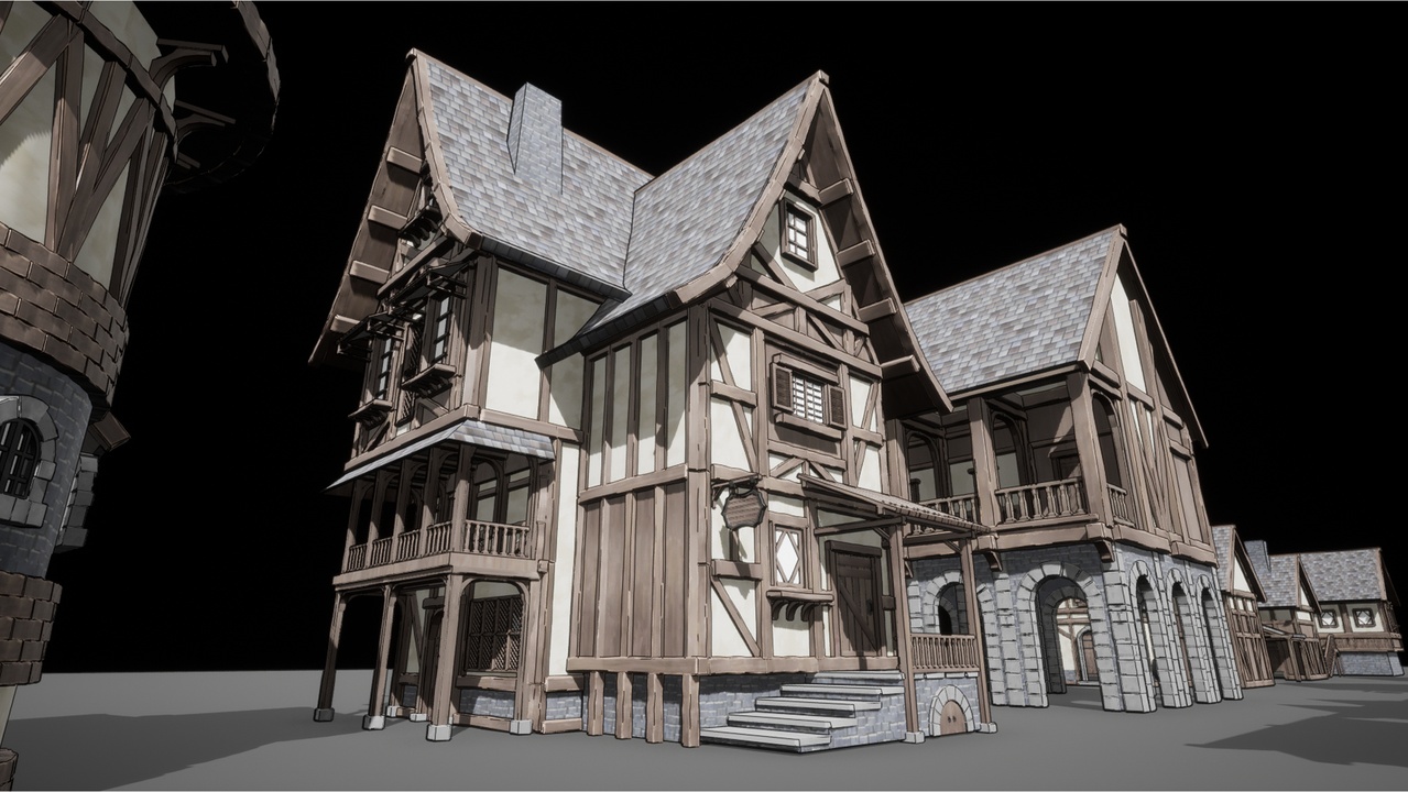 Media 1 for listing Medieval House Pack - 11 types