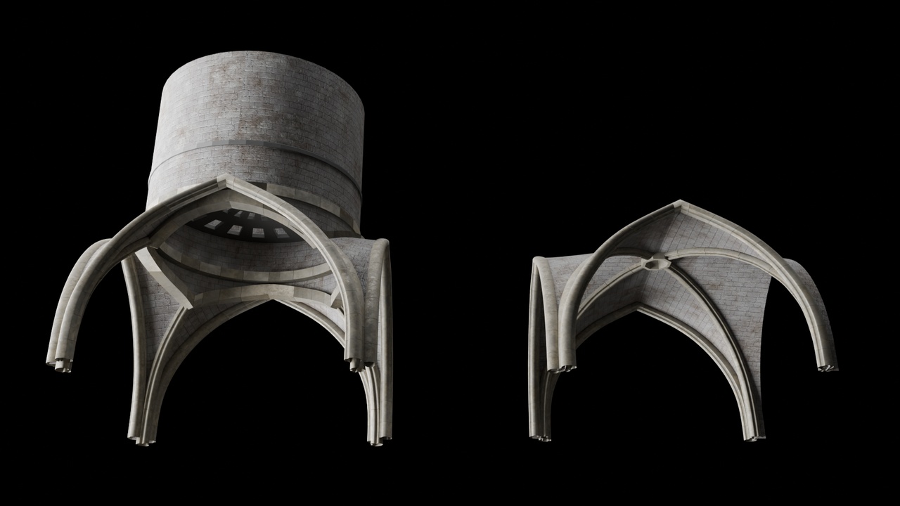 Média 1 pour l'article Gothic Vaulted Ceilings  Light Aperture Set