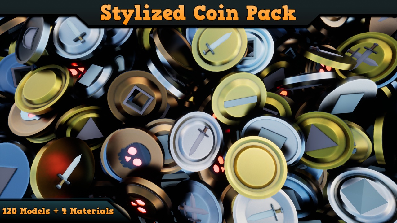 Media 1 for listing Stylized Coin Pack
