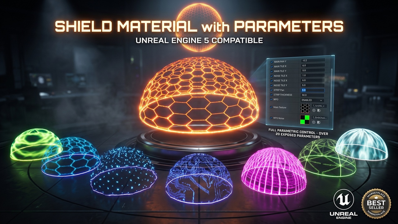 Media 1 for listing Shield Material with Parameters