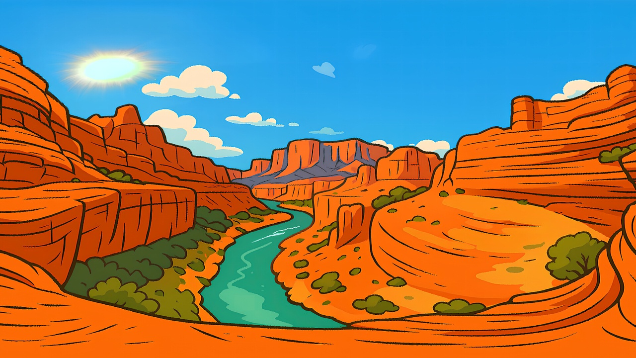 Media 1 for listing HDRI Anime Canyon Panoramas