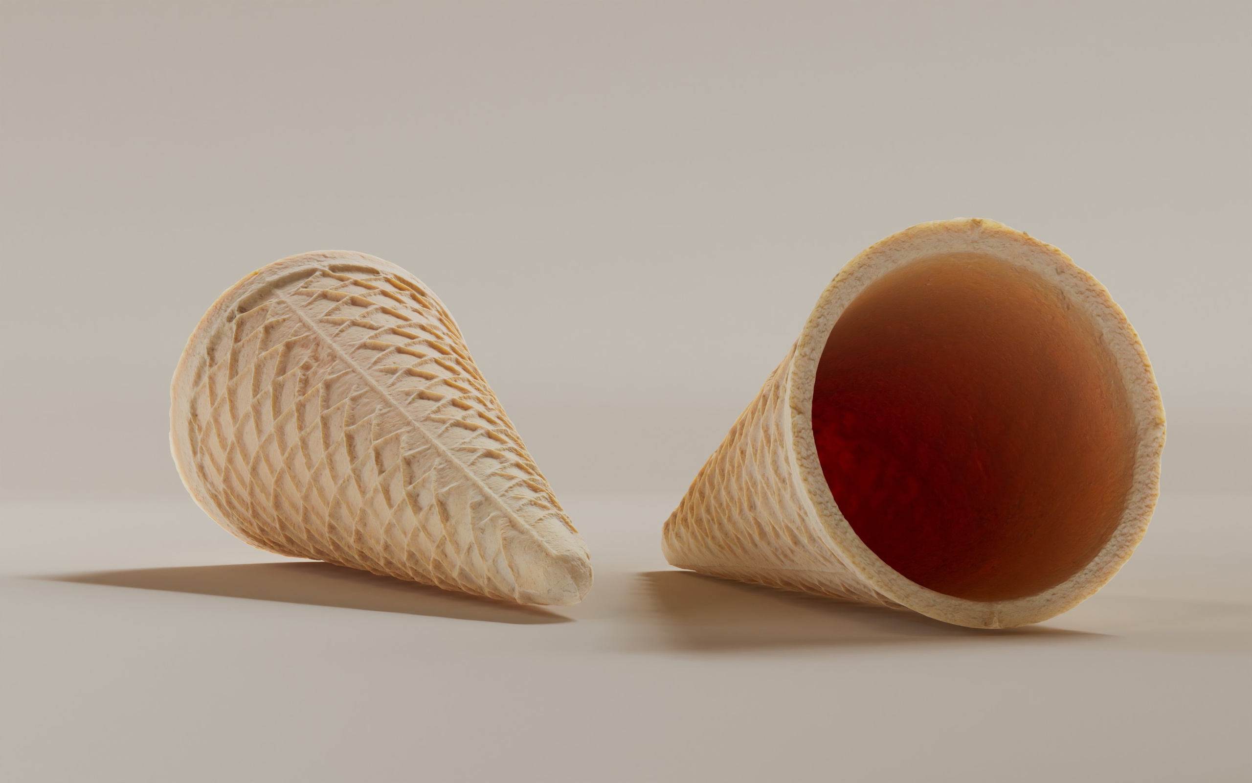Media 1 for listing Realistic Ice Cream Cone 3D Model