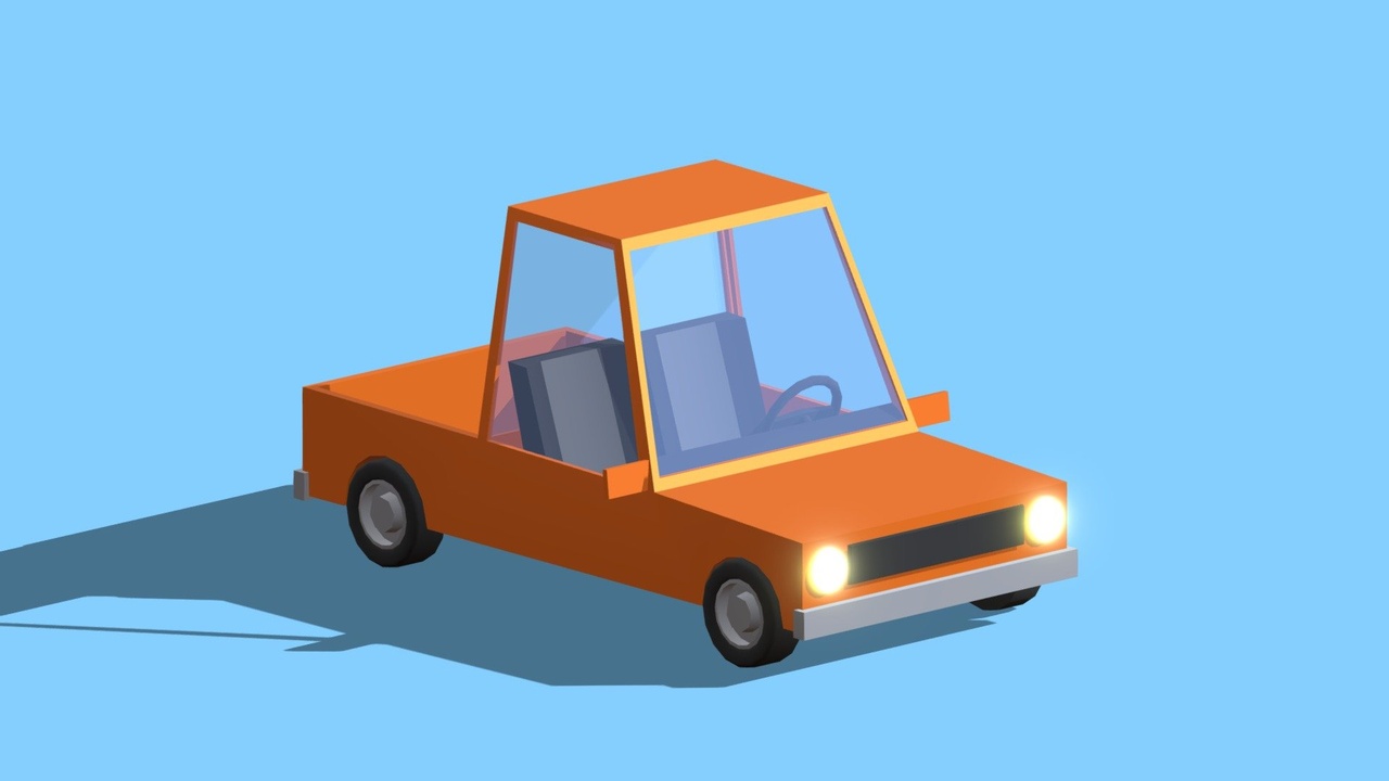Media 1 for listing Simple Lowpoly Car