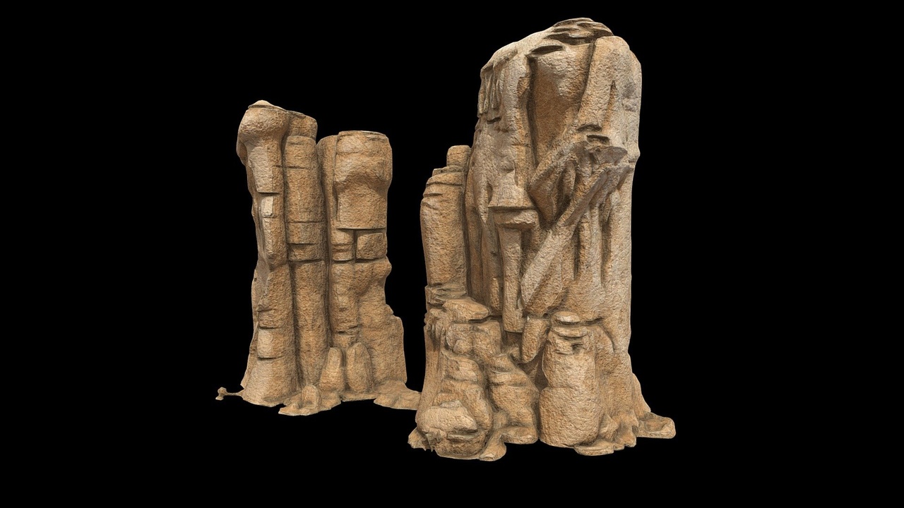 Media 1 for listing Rough Rock 3D Model