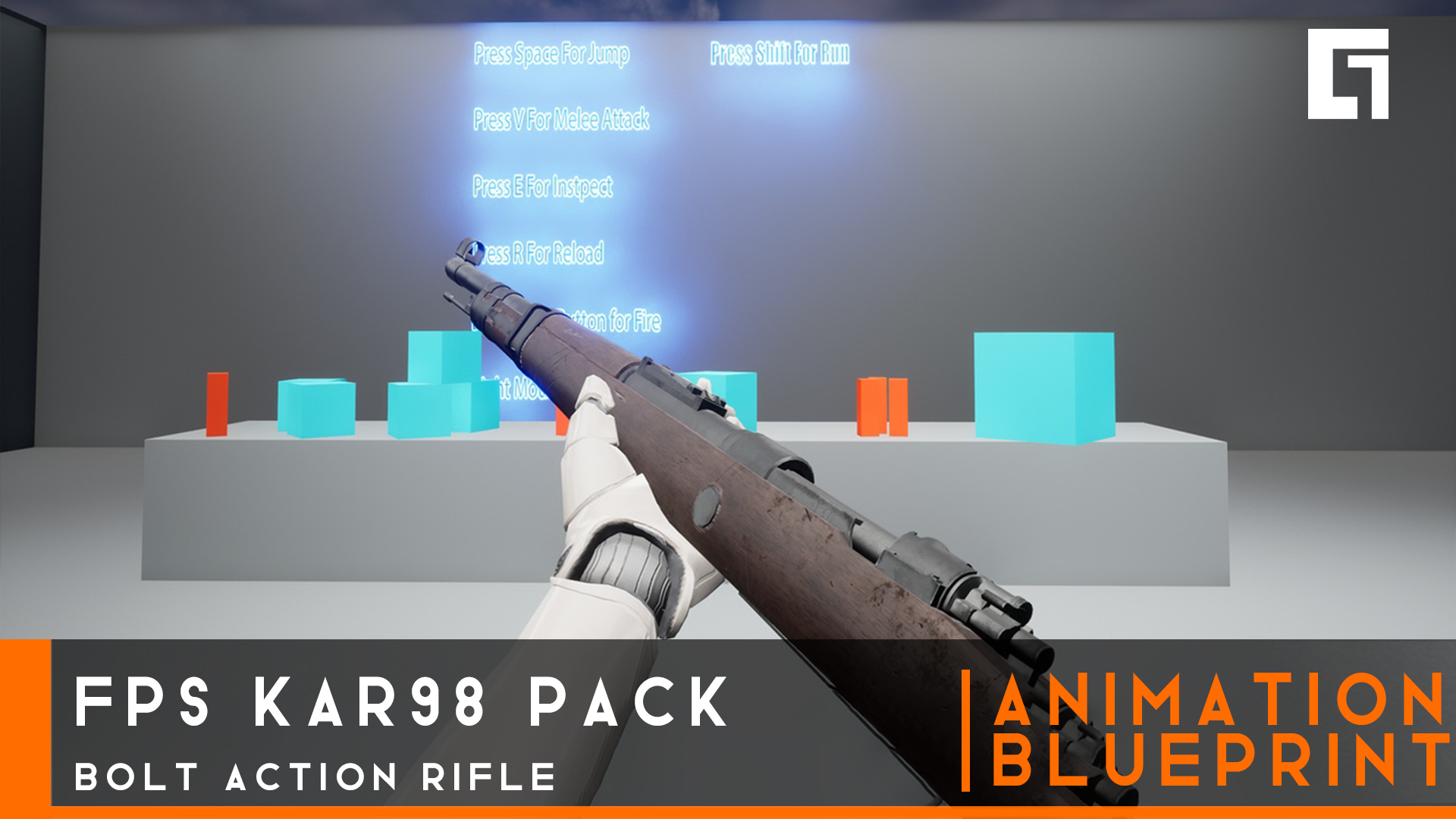 Kar98 Rifle Animation Pack | Fab