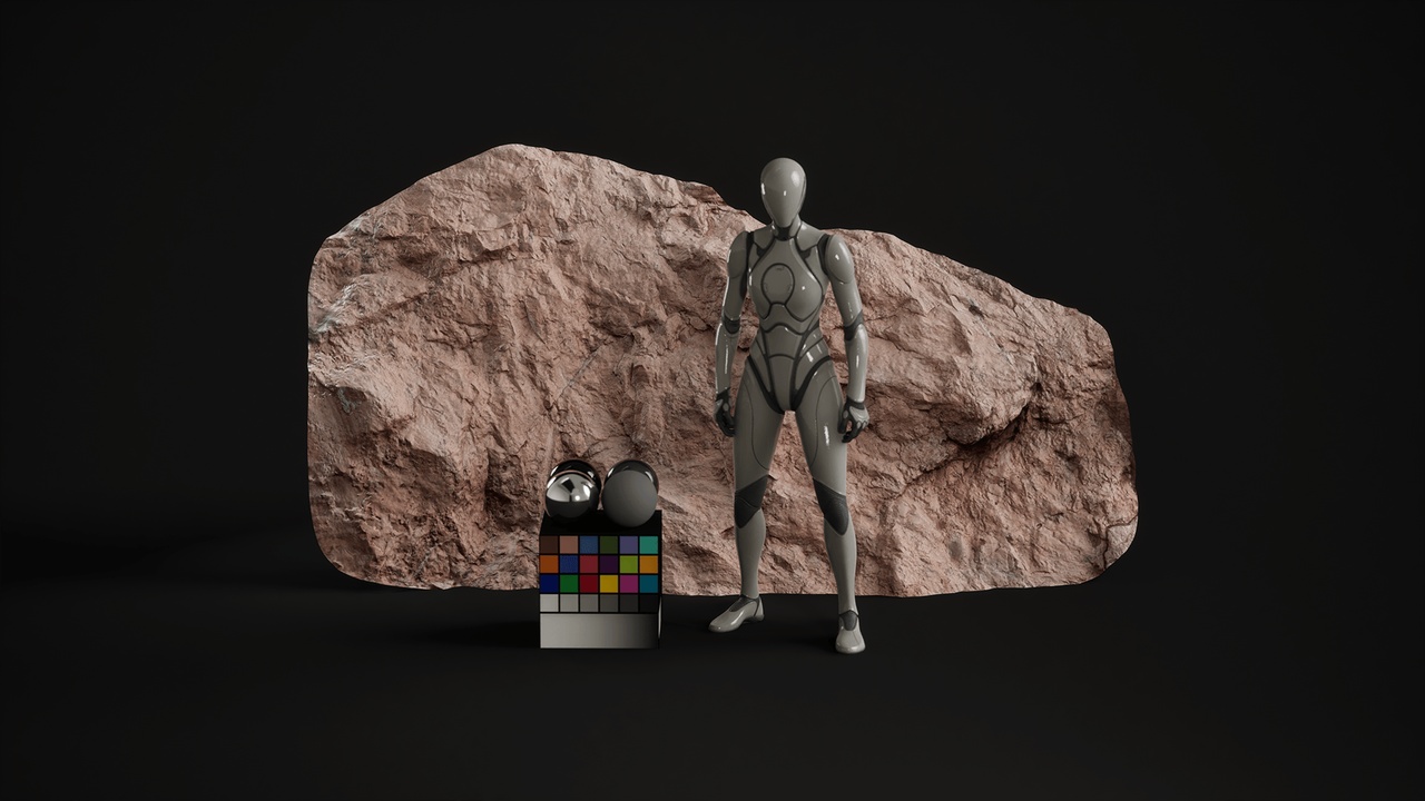 Realistic Rock Wall 01 - Badlands with 4 LODs ilanı için 1. medya