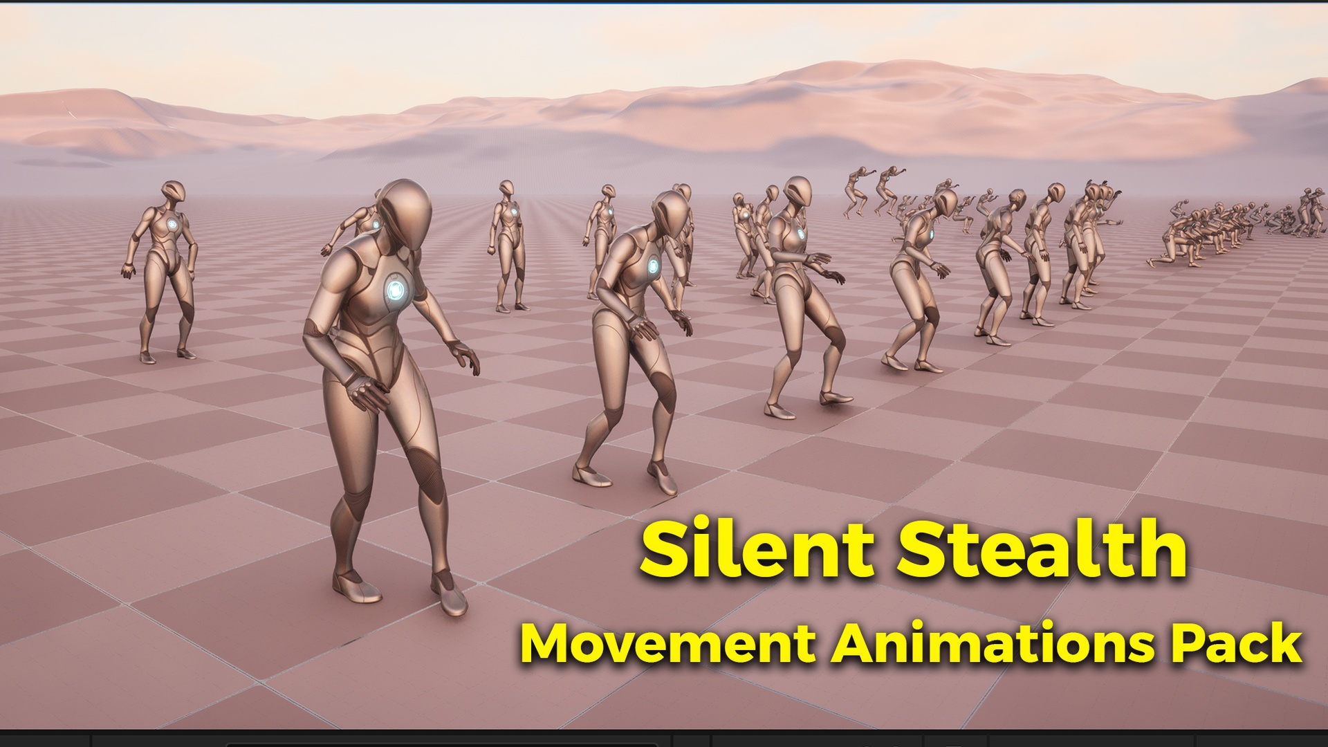 Media 1 for listing Silent Stealth Movement Animations