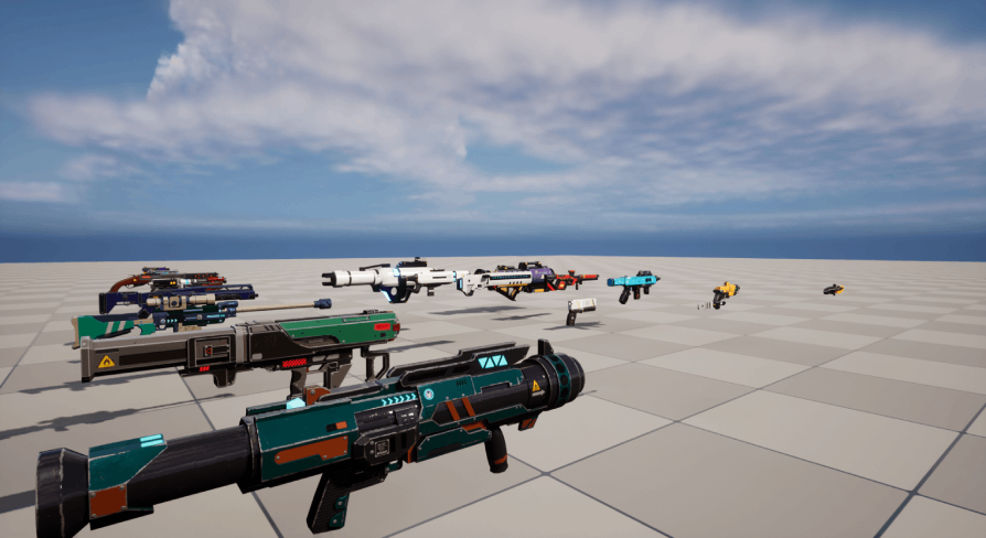 Sci-Fi Weapons Bundle | Fab