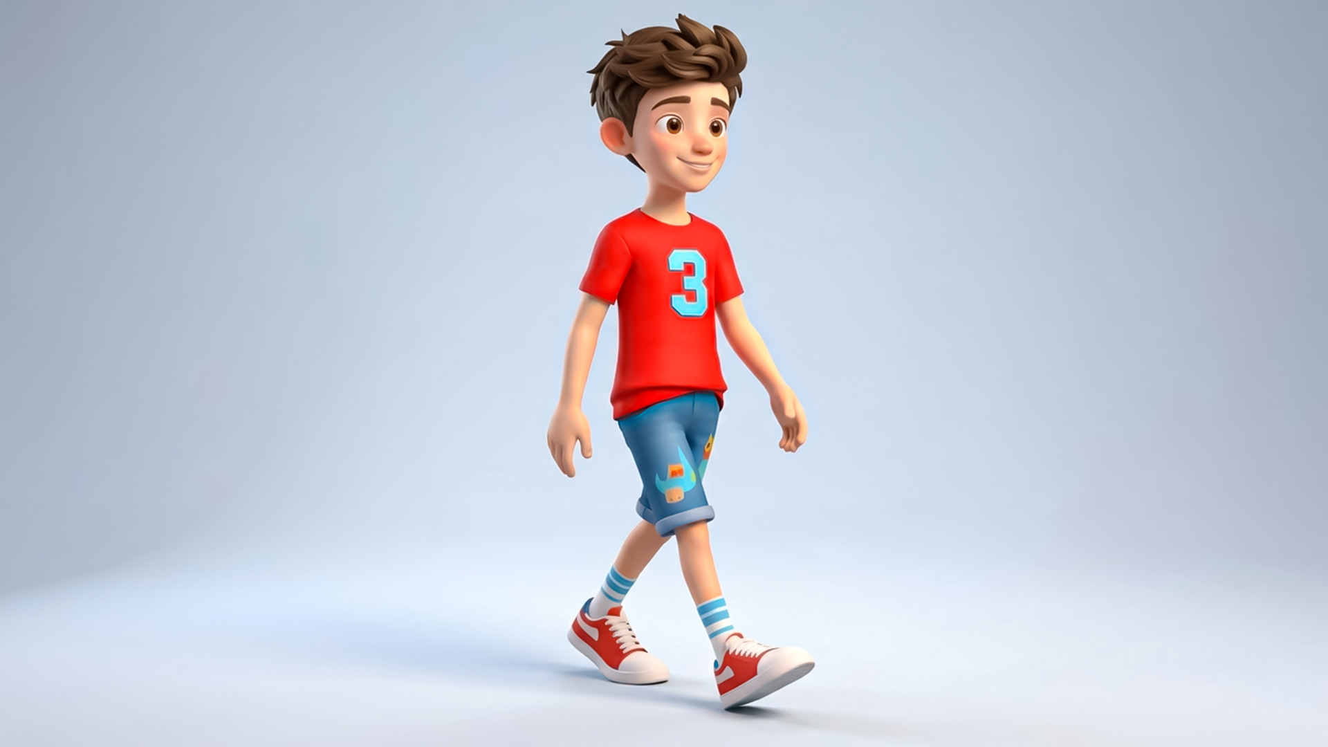 Cartoon Boy Kid 3D Character Rigged with Animations – Game Ready ...