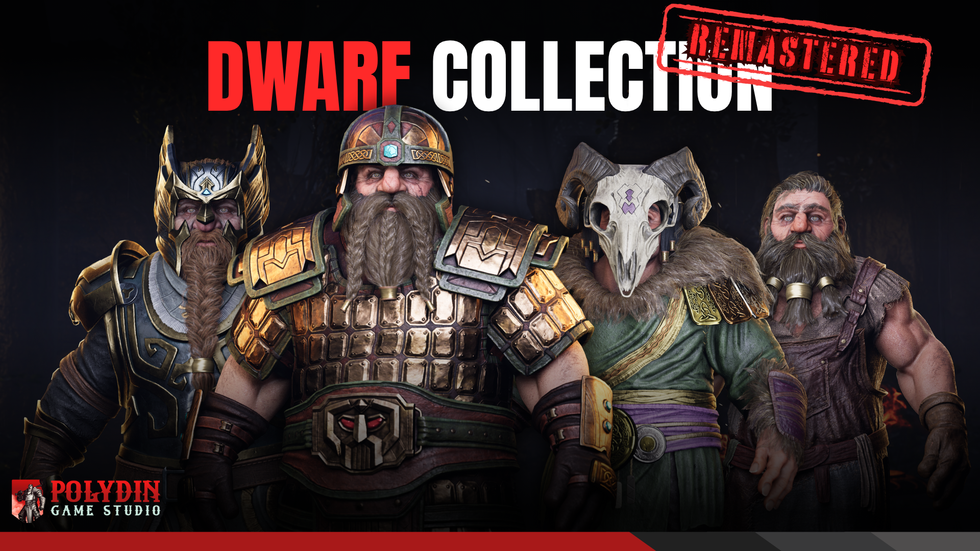 Dwarf - Modular Male Fantasy Collection | Fab