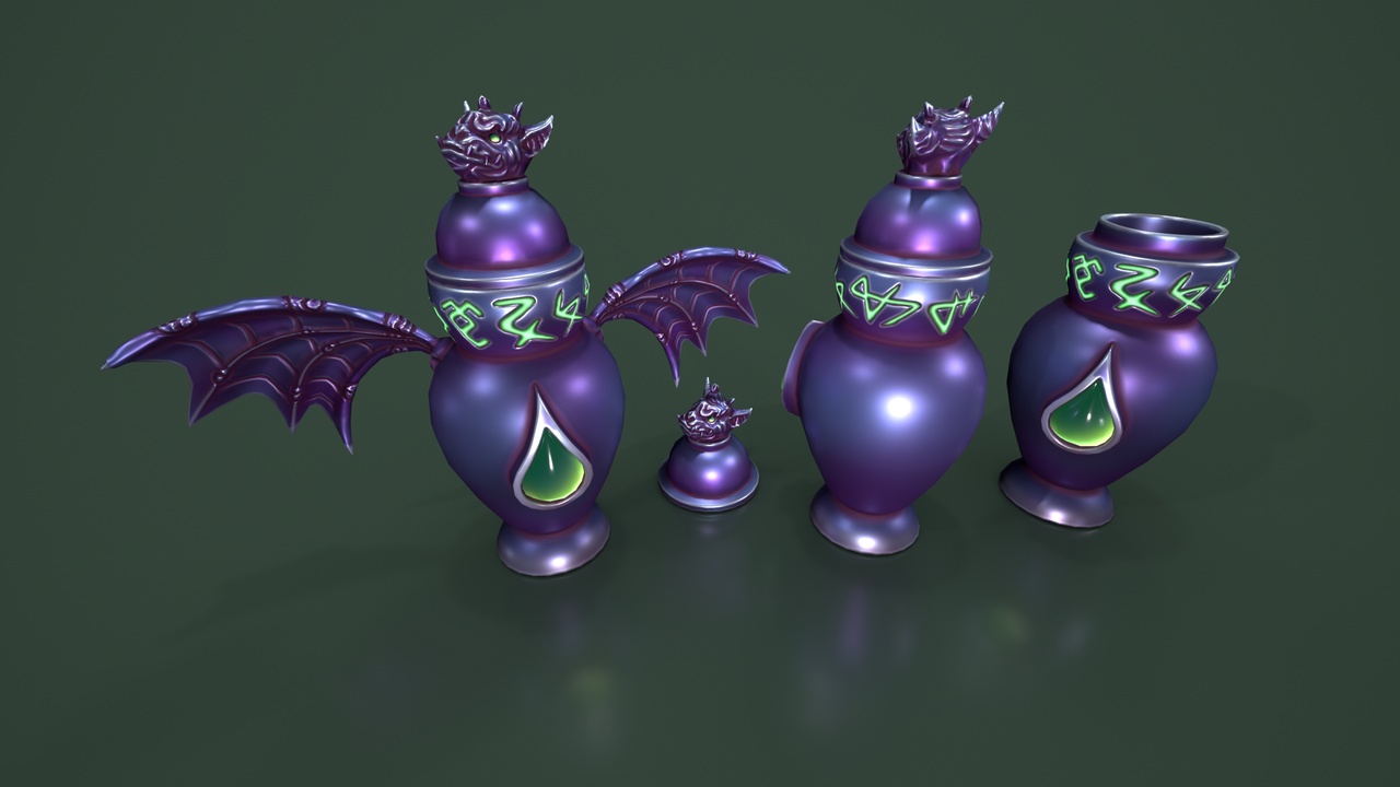 Media 1 for listing Gargoyle urn