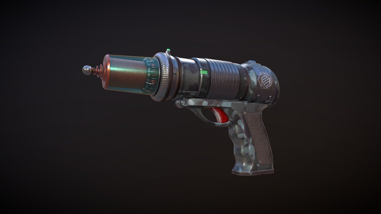 Media 1 for listing Tesla Pistol PBR (camouflage)
