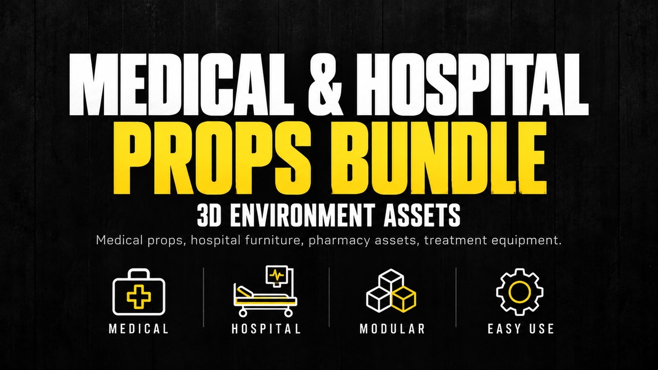 Media 1 for listing Medical & Hospital Props Bundle