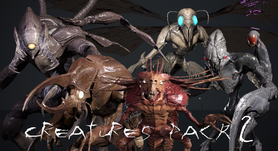 Creatures Pack 2 | Fab
