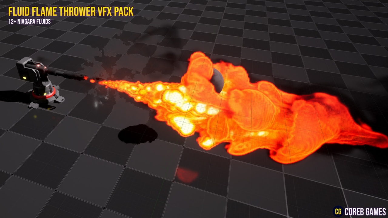 Media 1 for listing Fluid Flame Thrower VFX Pack