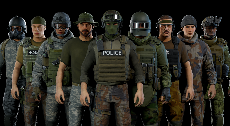Modular military character 2 | Fab