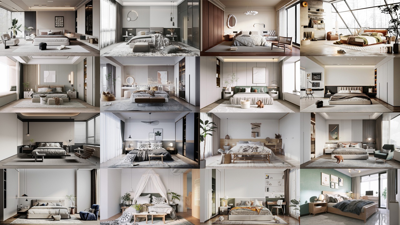 Media 1 for listing Bedroom Pack 01- 16 Scenes