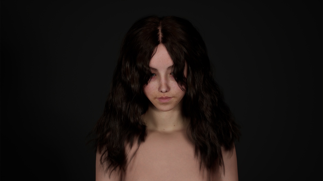Media 1 for listing MetaHair 195- Groom hair for Metahumans - With low lowpoly version in additional