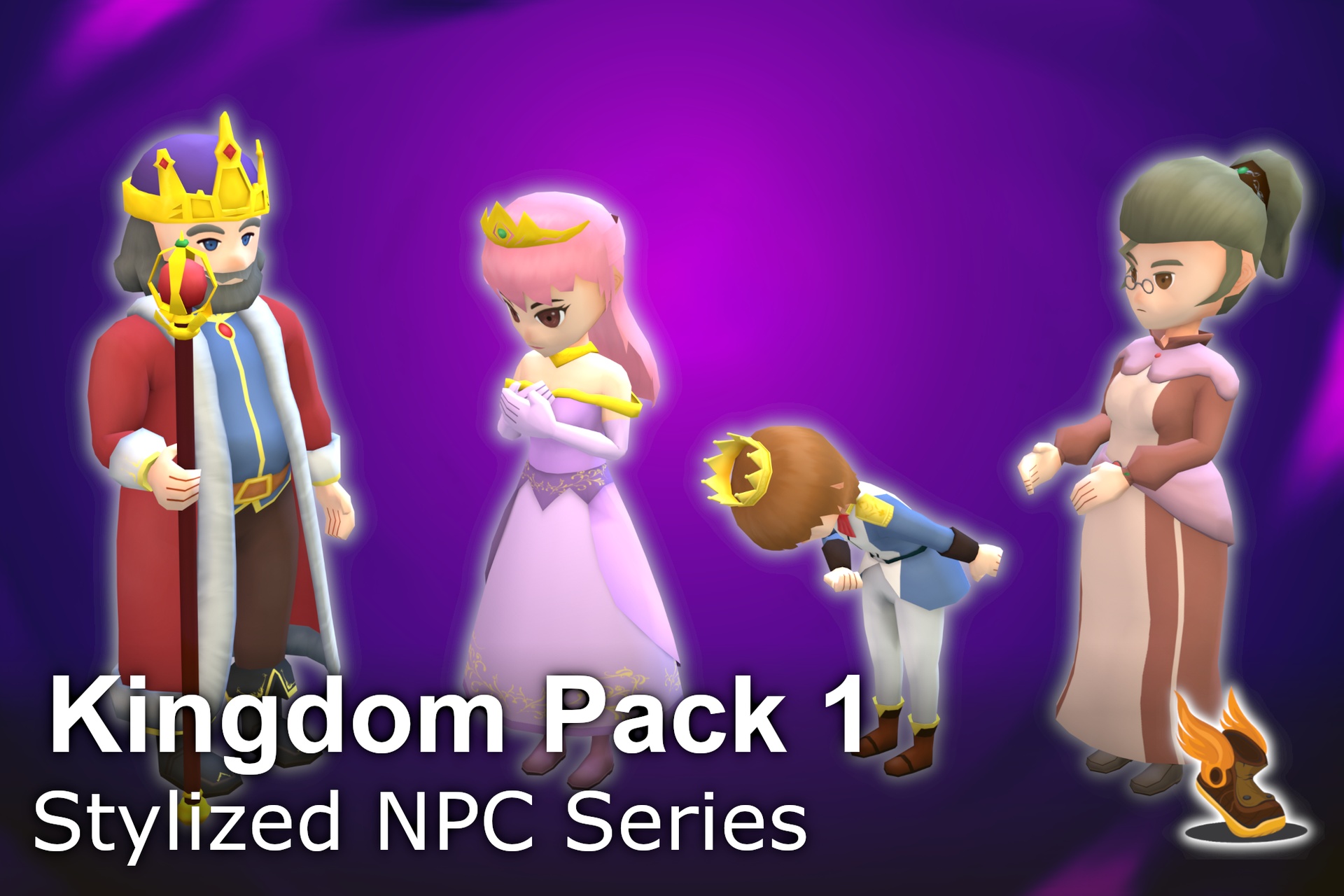 Media 1 for listing Stylized NPC - Kingdom Pack 1