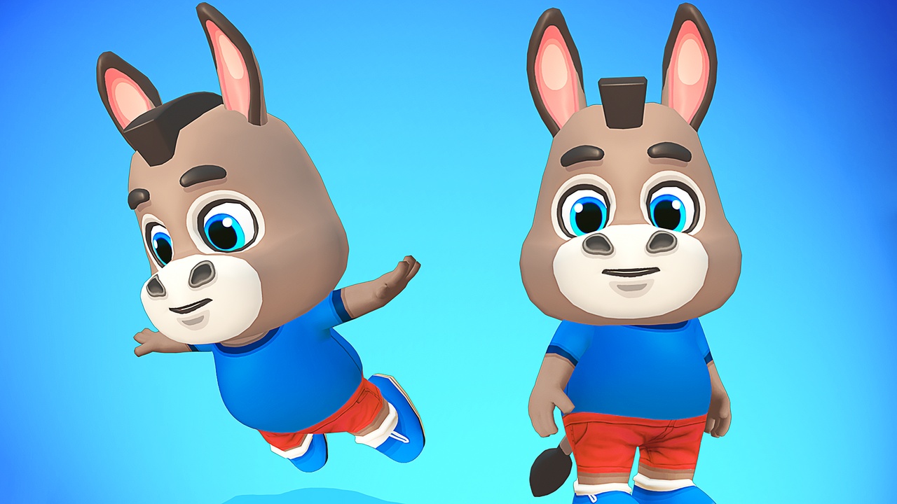 Media 1 for listing Donkey Mule Animated Rigged
