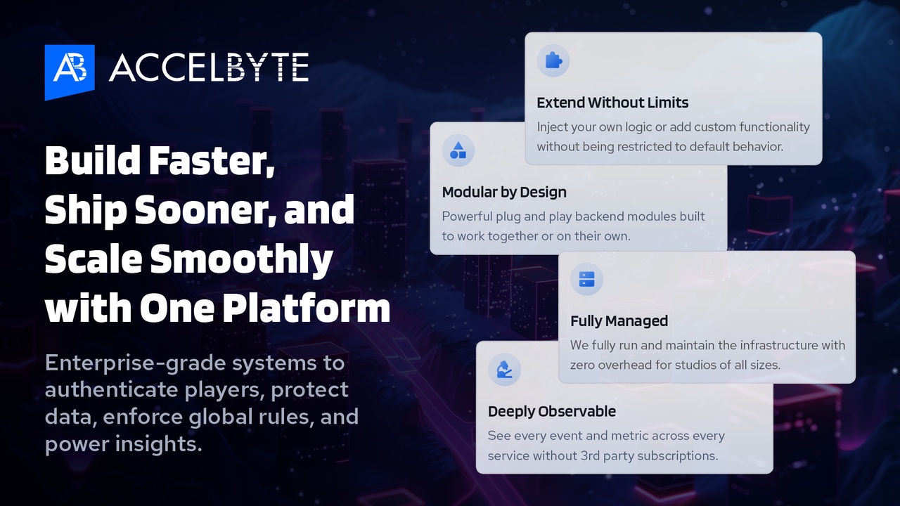 Media 1 for listing AccelByte Gaming Service SDK