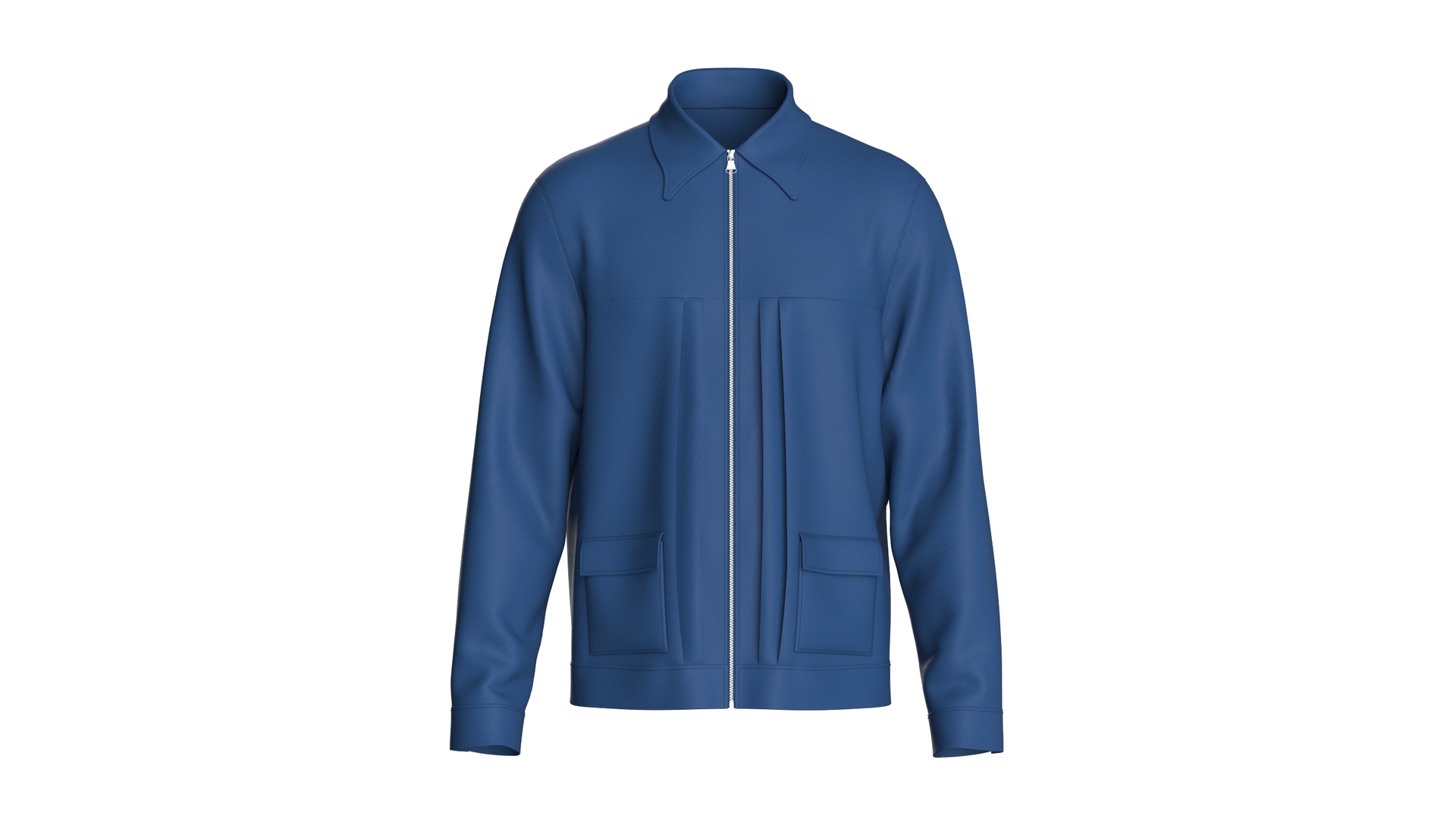 Media 1 for listing Men Relaxed - Fit Zip Shirt | High Poly