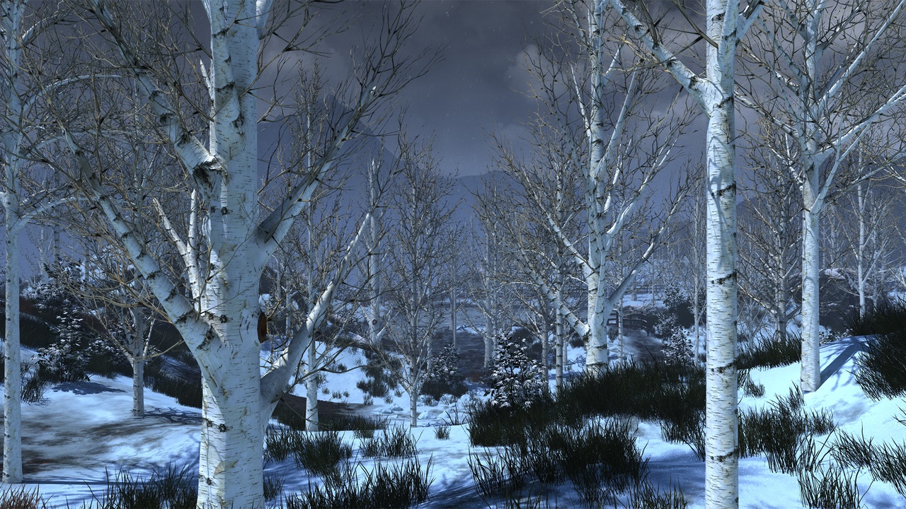 Media 1 for listing Realistic Mid Poly Winter Tree 28P